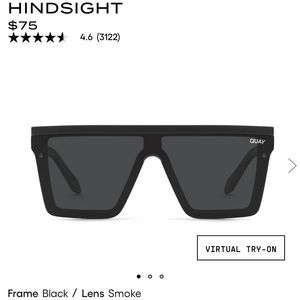 Quay hindsight glasses